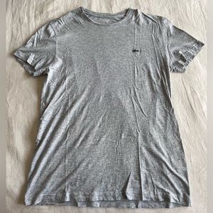 Lacoste Gray Cotton T-Shirt
